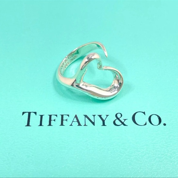 Tiffany & Co. Silver Heart Ring - Picture 1 of 4